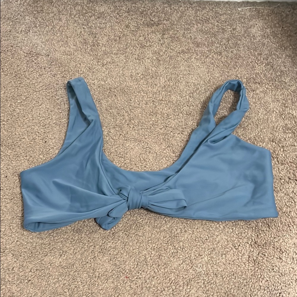 SHEIN Blue Swim Top